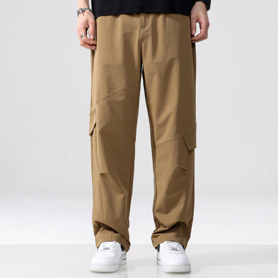 Herren Cargo-Hose im Utility-Look mit Relaxed-Fit, Mehrfach-Beintaschen und elastischem Bund Shop Nory
