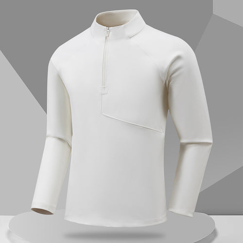 Herren Sportliches Langarmshirt mit Stehkragen Shop Nory