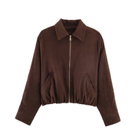 Braune Jacke