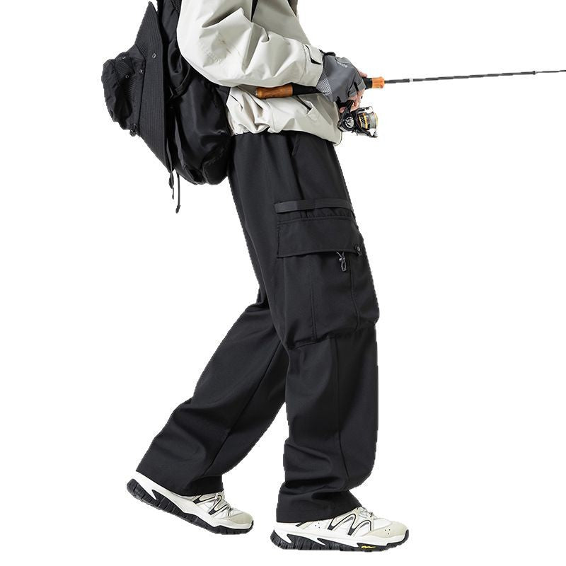 Herren weite technische Cargohose mit Mehrfach‑Taschen, wasserabweisendem Ripstop und verstellbarem Tunnelzugbund Shop Nory