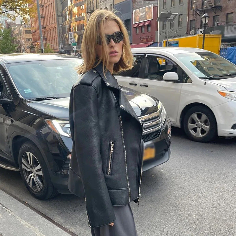 Damen Oversized jacke im urbanen Stil