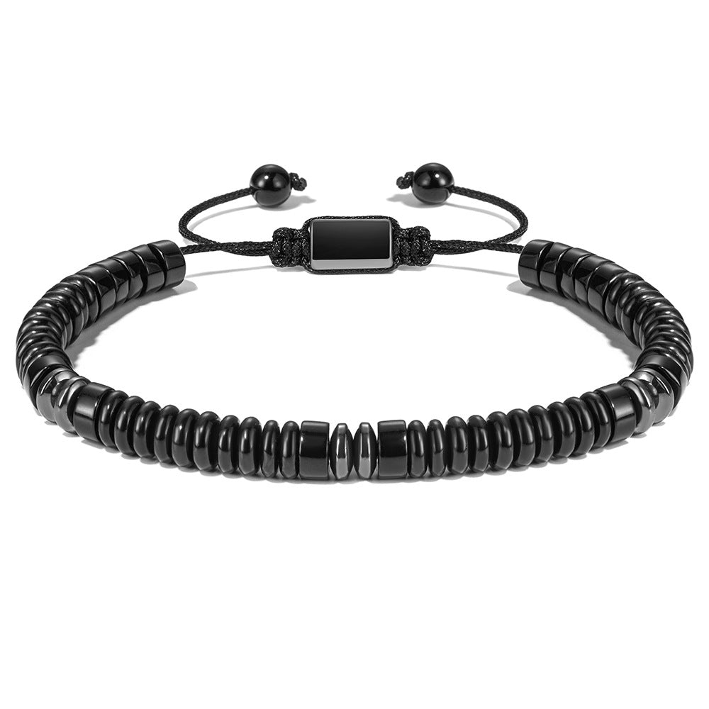 Damen Armband mit elastischen Steinperlen und verstellbarem Zugverschluss Shop Nory