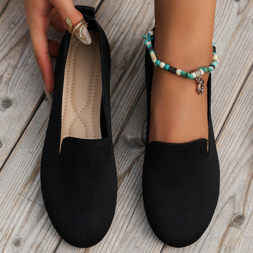 Damen Flexible Strick‑Loafer mit gepolstertem Komfortfußbett und rutschfester Laufsohle Shop Nory