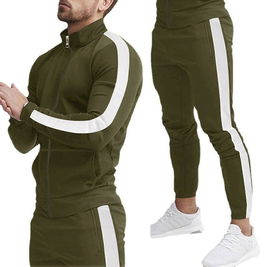 Herren Sportanzug mit praktischen Reißverschlusstaschen und atmungsaktivem Material