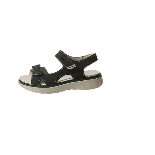 Damen Sportlich-elegante Komfort-Sandalen mit gepolstertem Fußbett und verstellbaren Klettverschlüssen Shop Nory