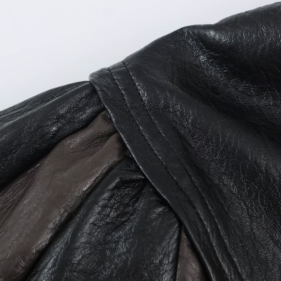 Damen Kurzjacke im Blousonstil mit hochabschließendem Kragen und Bindegürtel Shop Nory