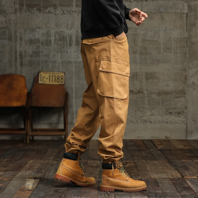 Herren Cargo-Joggerhose mit Utility-Taschen und elastischen Bündchen Shop Nory