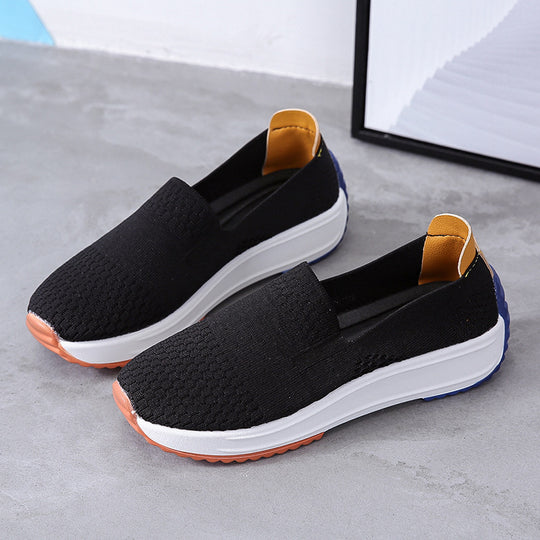 Damen Slip-On Plateausneaker mit gestricktem Obermaterial Shop Nory