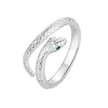 Damen Offener Ring mit kunstvollem Schlangen-Design Shop Nory