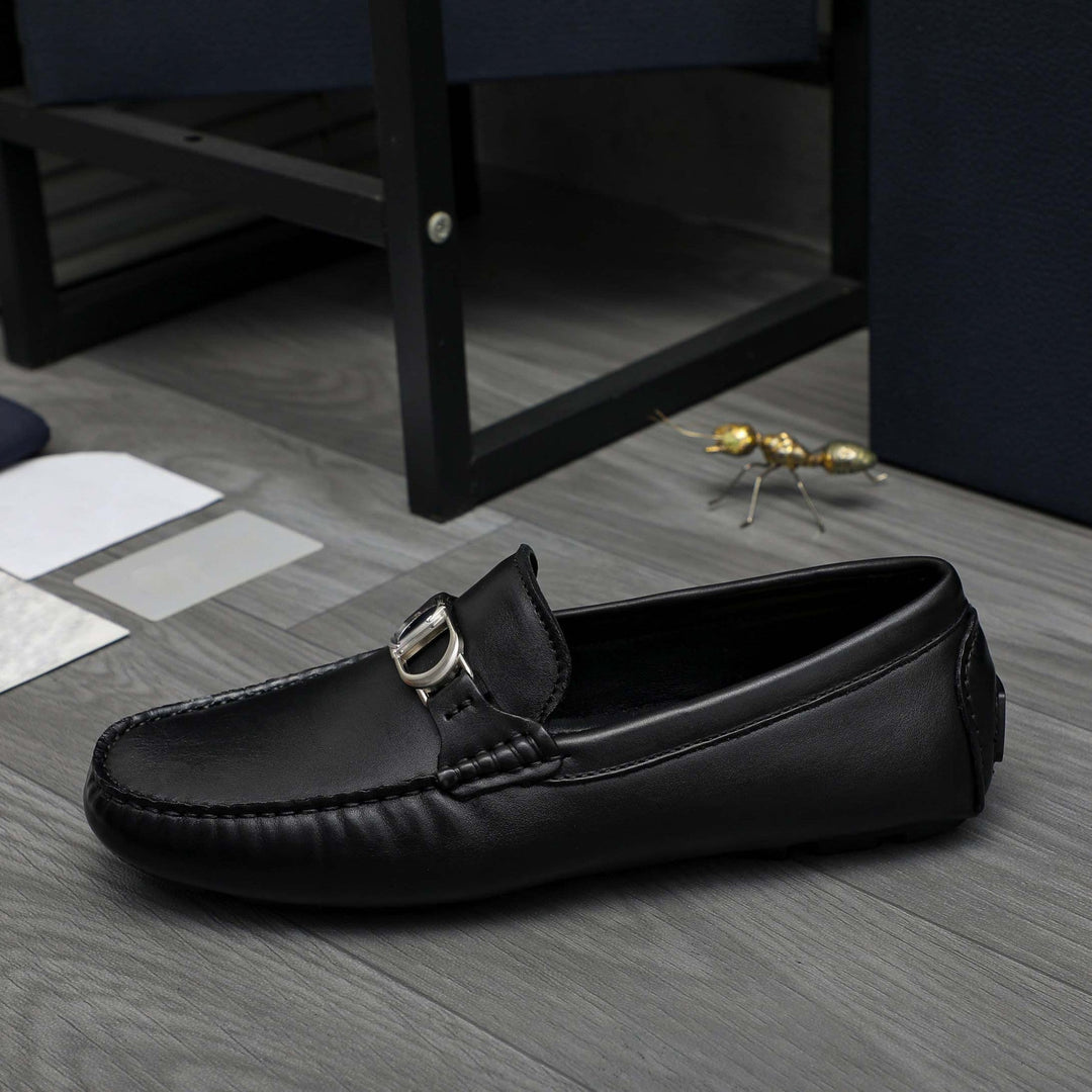 Herren Mokassin mit eleganter Schnallen-Applikation