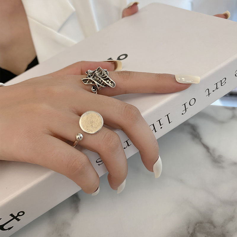 Damenring mit kunstvollem Blattdesign Shop Nory