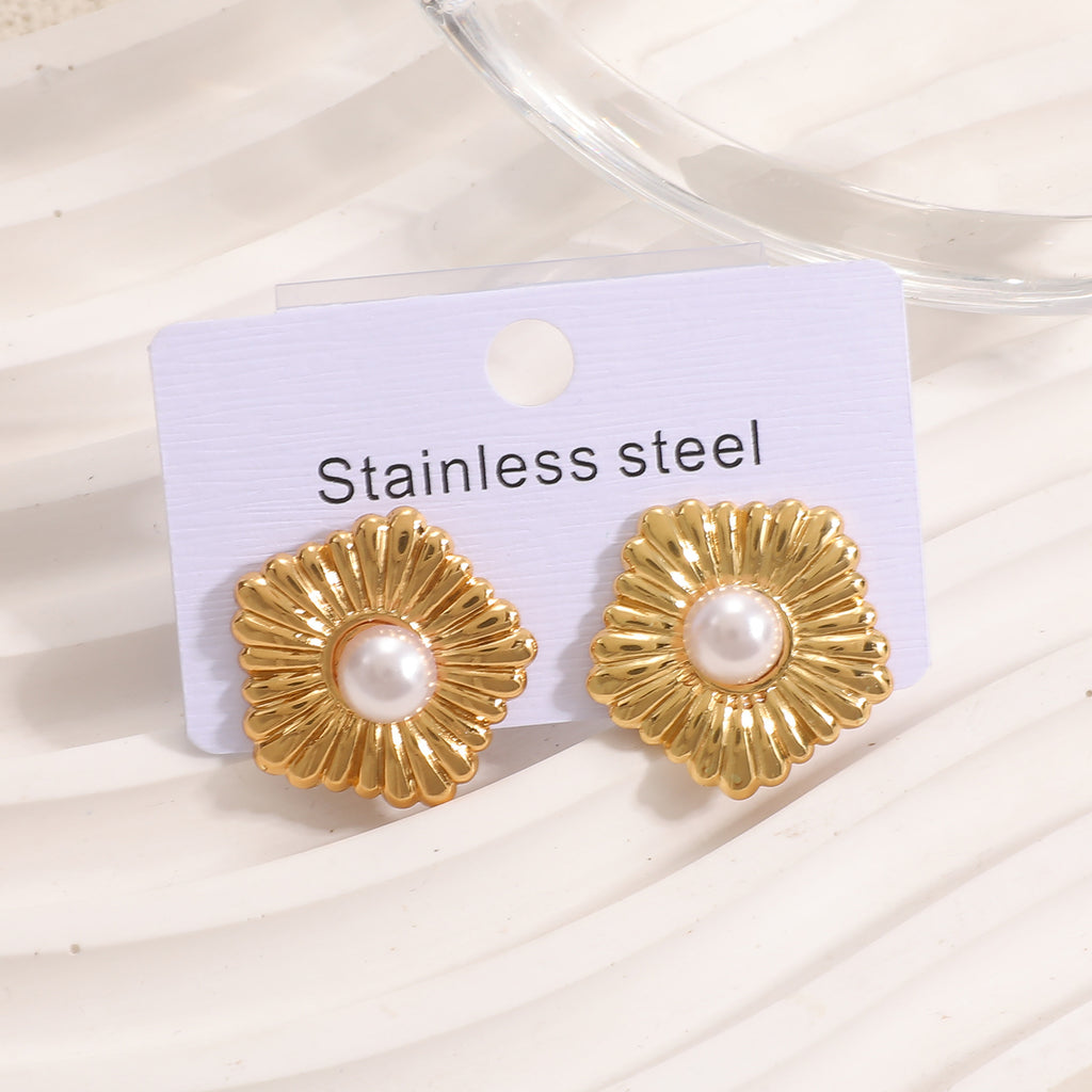 Damen Ohrstecker im stilvollen Herzdesign Shop Nory