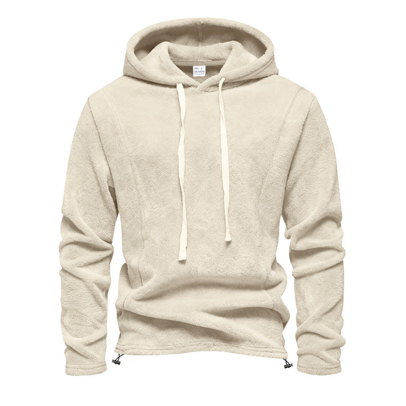 Herren Fleece-Hoodie mit Kapuze und verstellbarem Saum Shop Nory