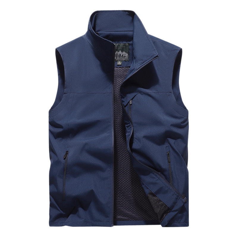 Herren Softshell-Outdoorweste mit winddichter Mikrofaserschale, Mesh-Innenfutter und Reißverschlusstaschen Shop Nory