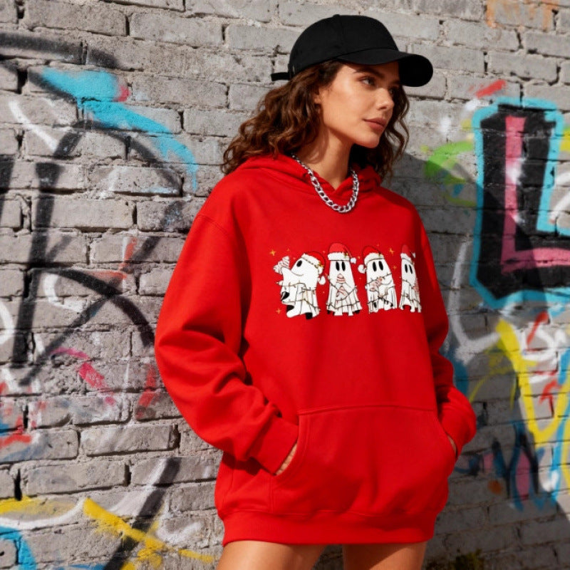 Damen Verspielter Kapuzenpullover Shop Nory