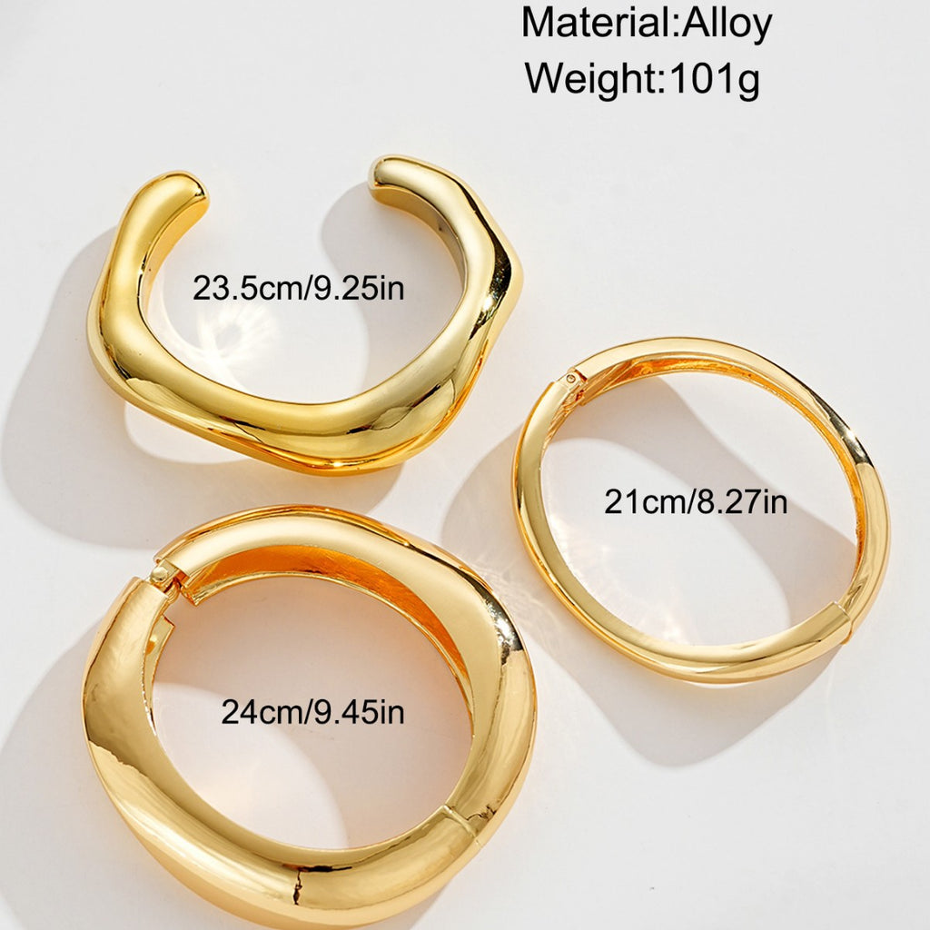 Damen goldenes Armreif-Set Shop Nory