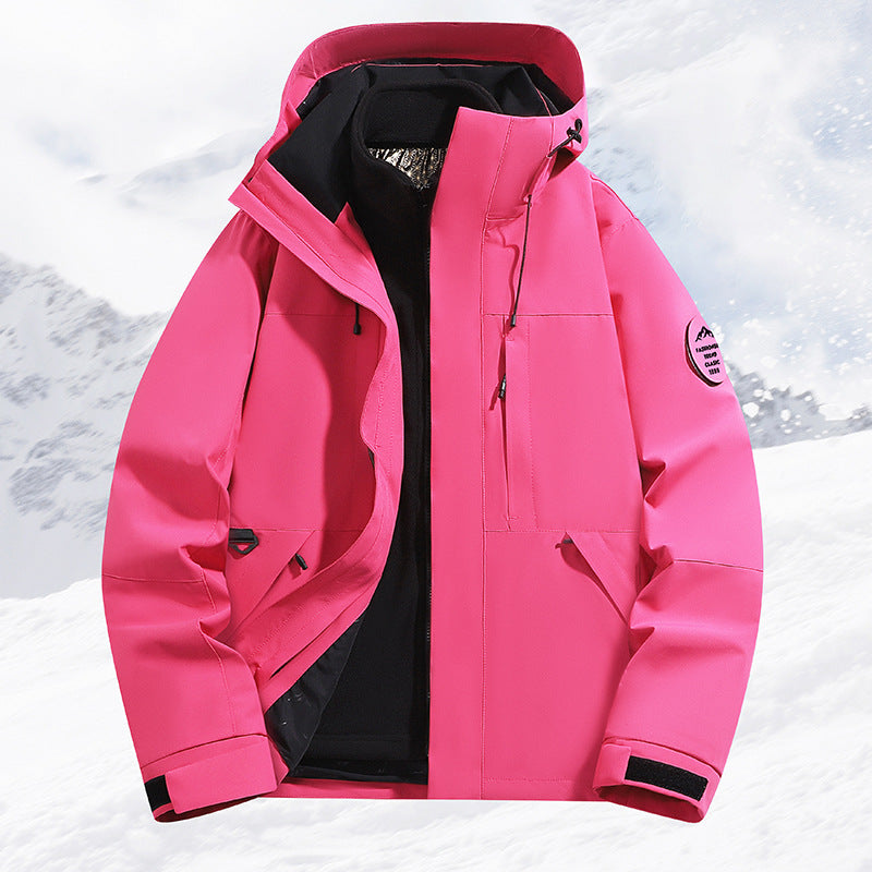 Damen Technische Ski- und Winterjacke mit abnehmbarer Innenjacke und verschweißten Nähten Shop Nory