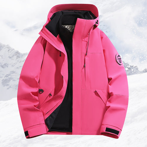 Damen Technische Ski- und Winterjacke mit abnehmbarer Innenjacke und verschweißten Nähten Shop Nory