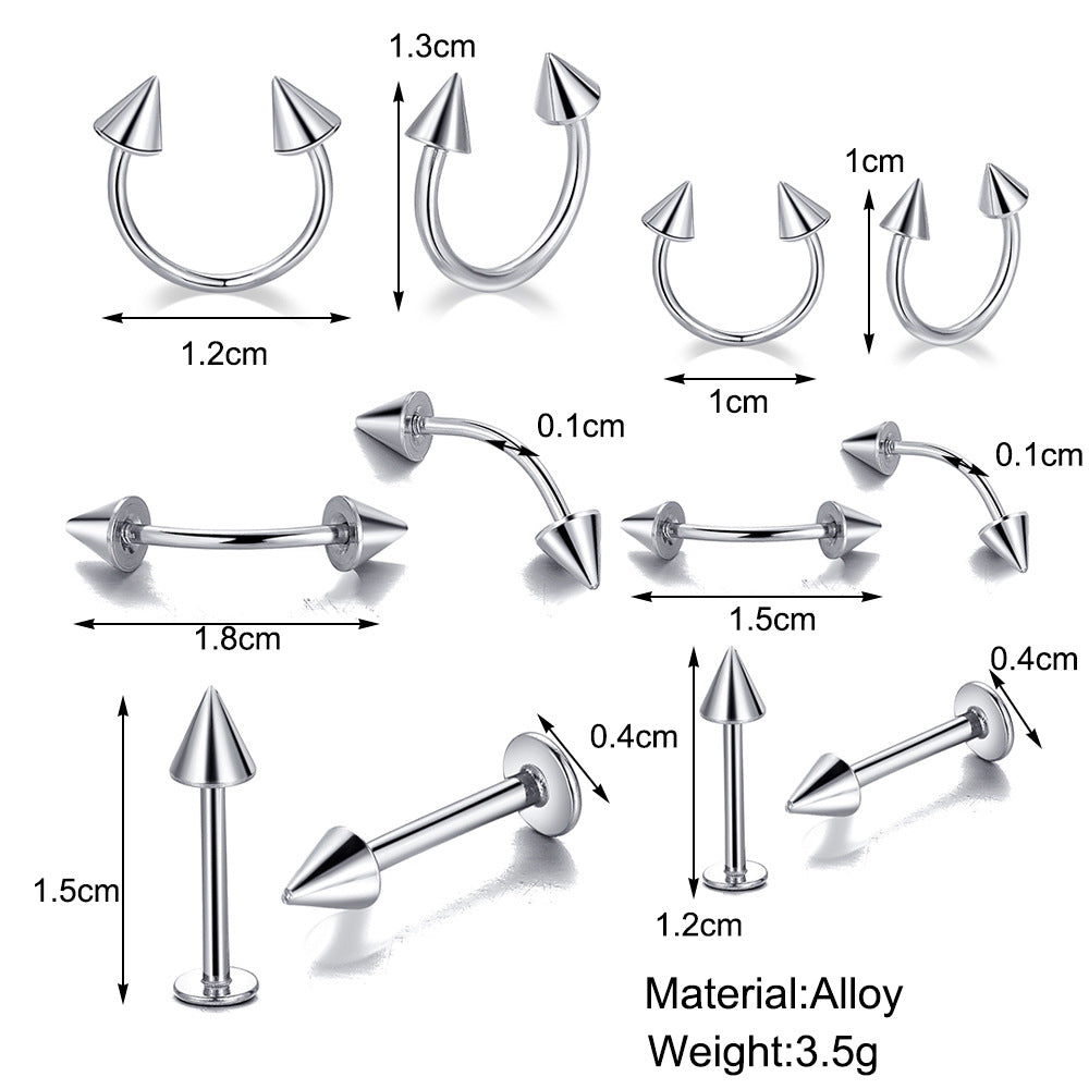 Damen Piercing Schmuck mit spitzem Design Shop Nory