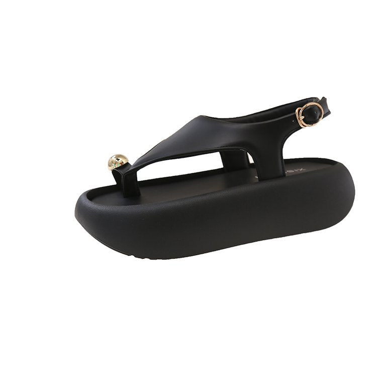 Damen modische Sling-Sandalen mit flexibler Sohle und elegantem Riemchen