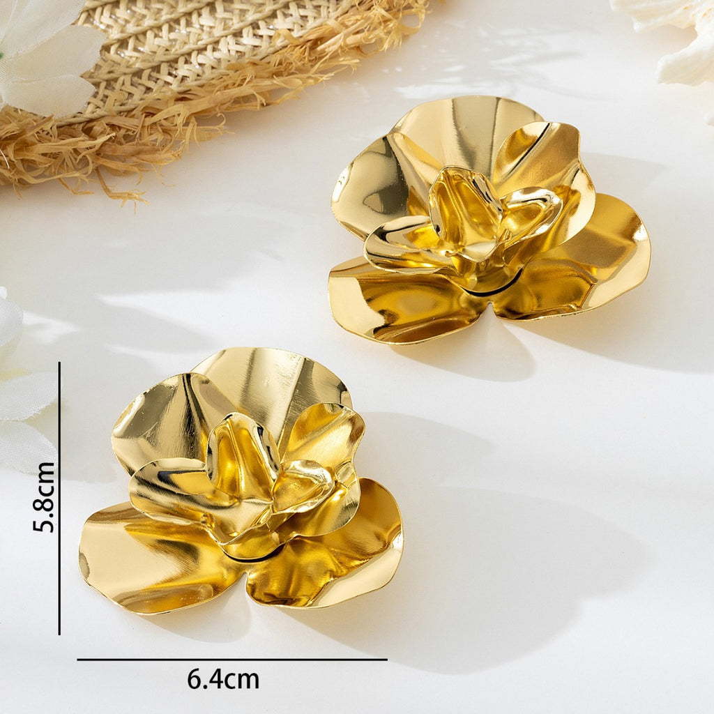 Damen Haarschmuck aus goldbeschichtetem Metall im floralen Design Shop Nory