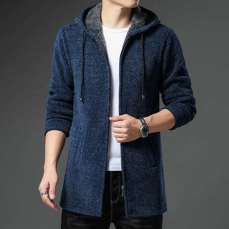 Herren urbane Freizeitjacke mit Kapuze