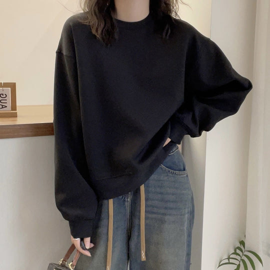 Damen Oversized Sweatshirt mit Kordelzug Shop Nory