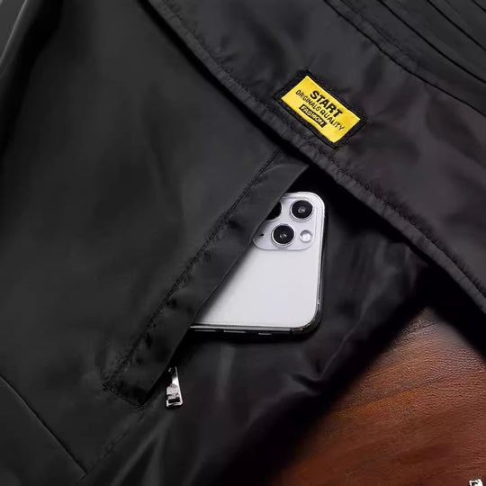 Herren Gefütterte Utility-Weste mit Fleece-Innenlage, Druckknopf‑ und Reißverschluss Shop Nory