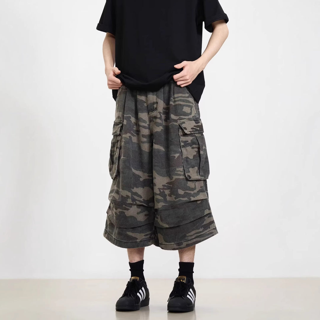 Herren Modische Cargoshorts mit weitem Schnitt Shop Nory