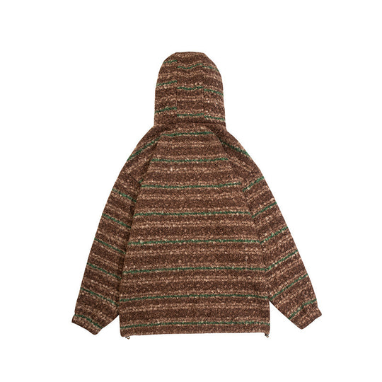 Unisex Strick-Hoodie im Oversize‑Cut mit halbem Reißverschluss Shop Nory