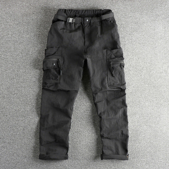Herren Cargo-Hose mit multifunktionalen Taschen und verstellbarem Bund