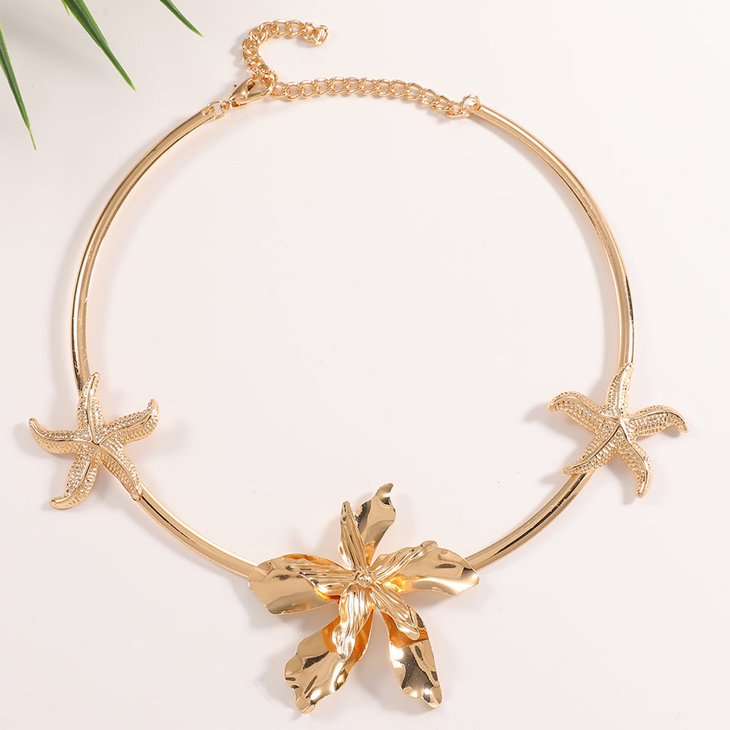 Damen Halskette im modernen, skulpturalen Design Shop Nory