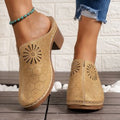 Damen Clogs mit atmungsaktivem Design und eleganten Perforationen