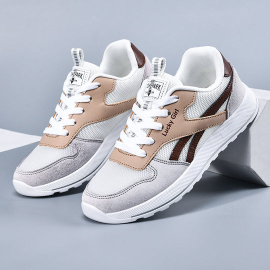 Damen Retro-Sneaker mit Mesh- und Veloursleder-Details Shop Nory