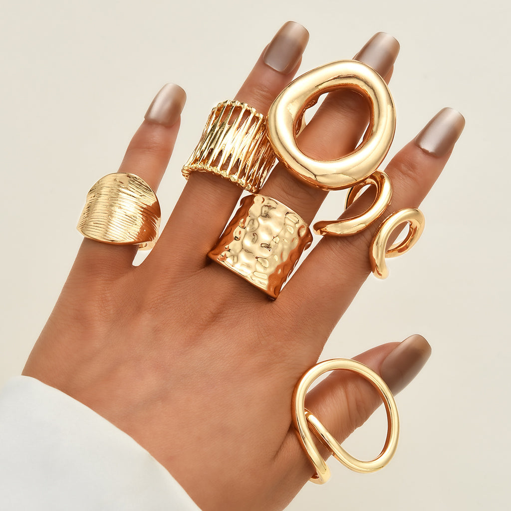 Damen Ring-Set mit kunstvollen und modernen Designs Shop Nory