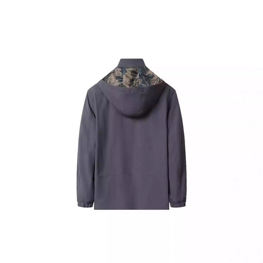 Herren Leichte Kapuzen-Shelljacke mit wasserabweisender Mikrofaser und verdeckten Reißverschlusstaschen Shop Nory