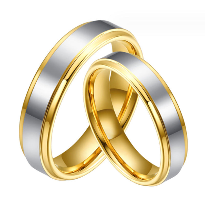 Herren Ring mit modernem, zweifarbigen Design Shop Nory