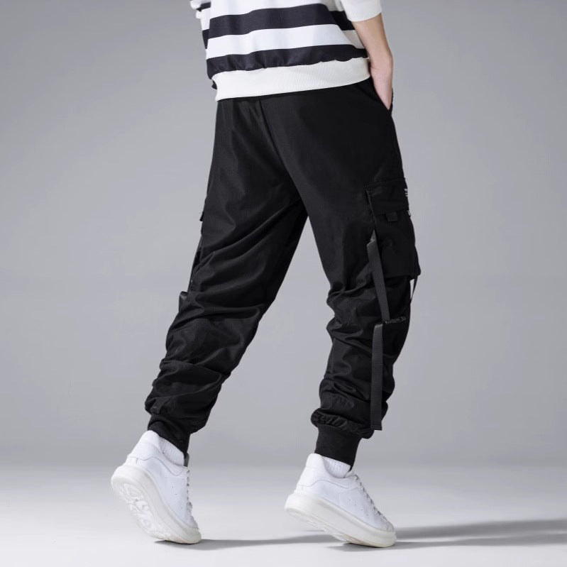 Herren Utility‑Cargohose im Joggerstil mit Multifunktions‑Taschen und Kordelbund Shop Nory