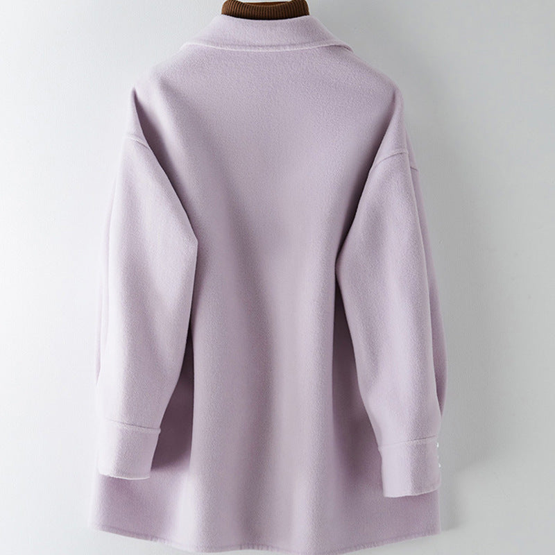 Damen Moderner Oversized Blazer mit Dekorativen Knöpfen Shop Nory