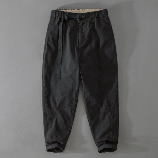 Herren Lässige Tapered‑Cargohose mit elastischem Bund und integriertem Webbing‑Gürtel Shop Nory
