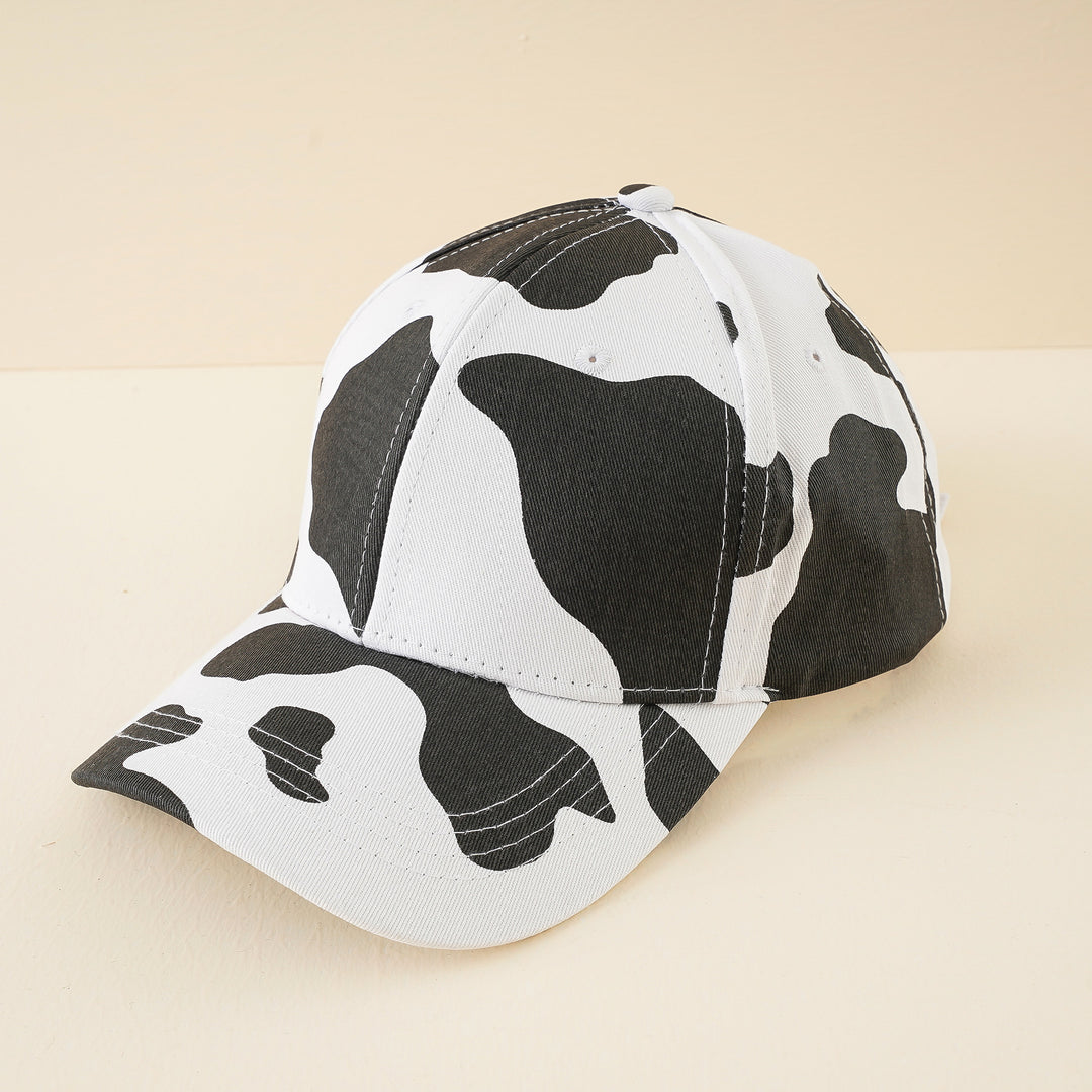 Damen Baseballcap mit verstellbarem Riemen und Kuhmuster Shop Nory
