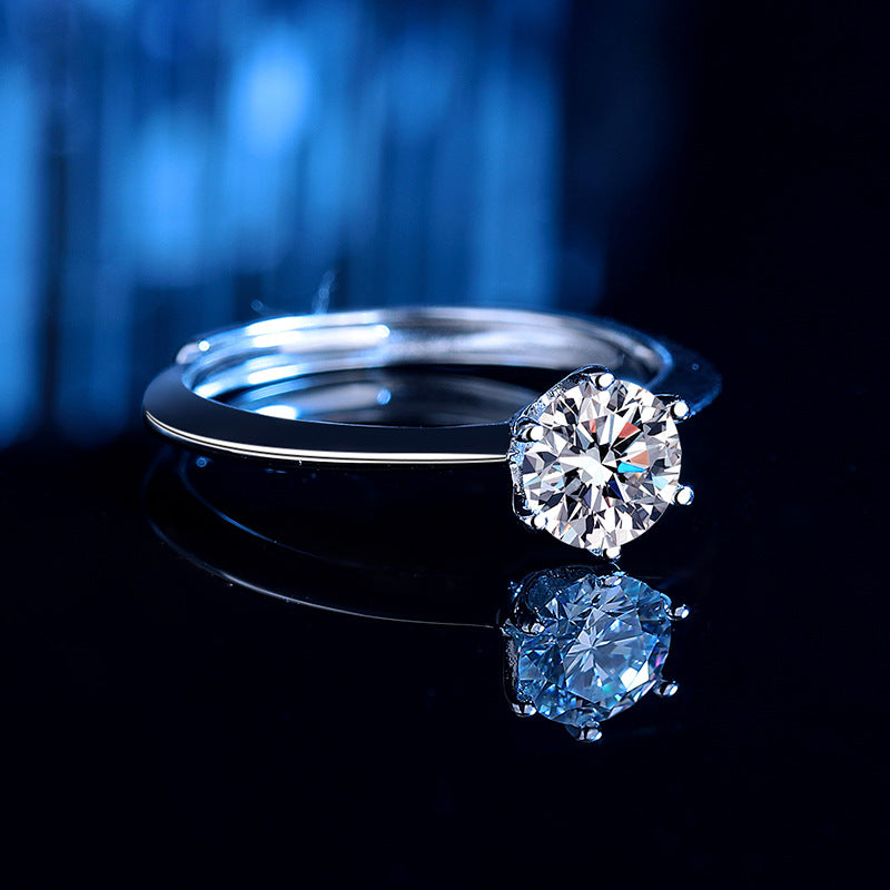Damen Ring mit funkelndem Kristall Shop Nory