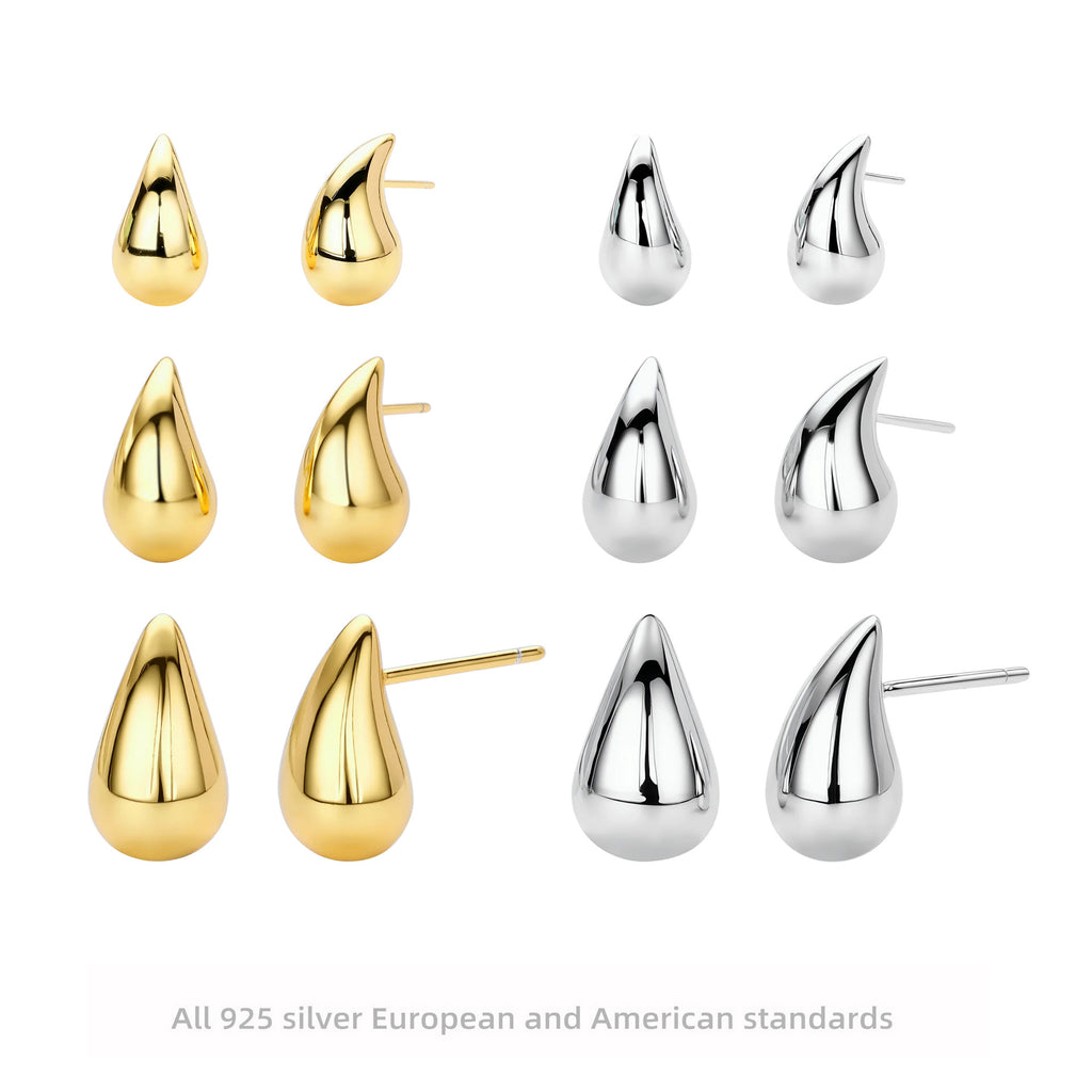Damen Ohrstecker im eleganten Tropfen-Design Shop Nory