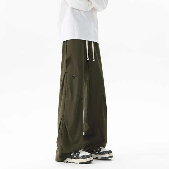 Herren Extraweite technische Cargo-Loungehose im drapierten Weitbein‑Schnitt Shop Nory