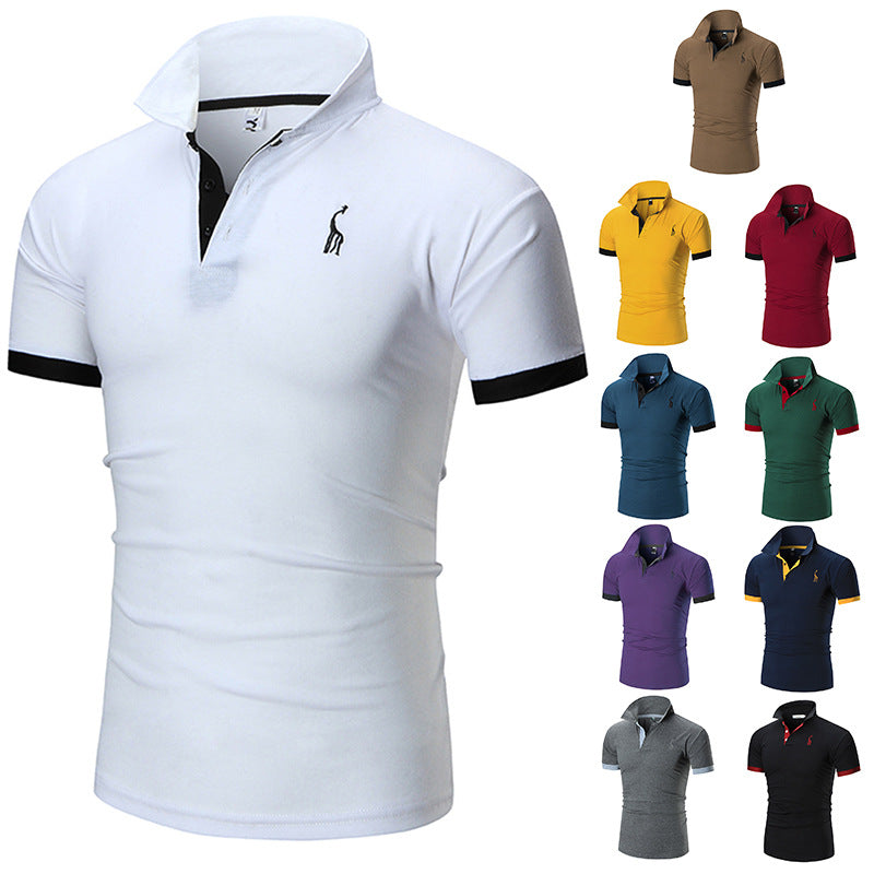 Herren Poloshirt mit modernem Kragen und figurbetonter Passform Shopnory