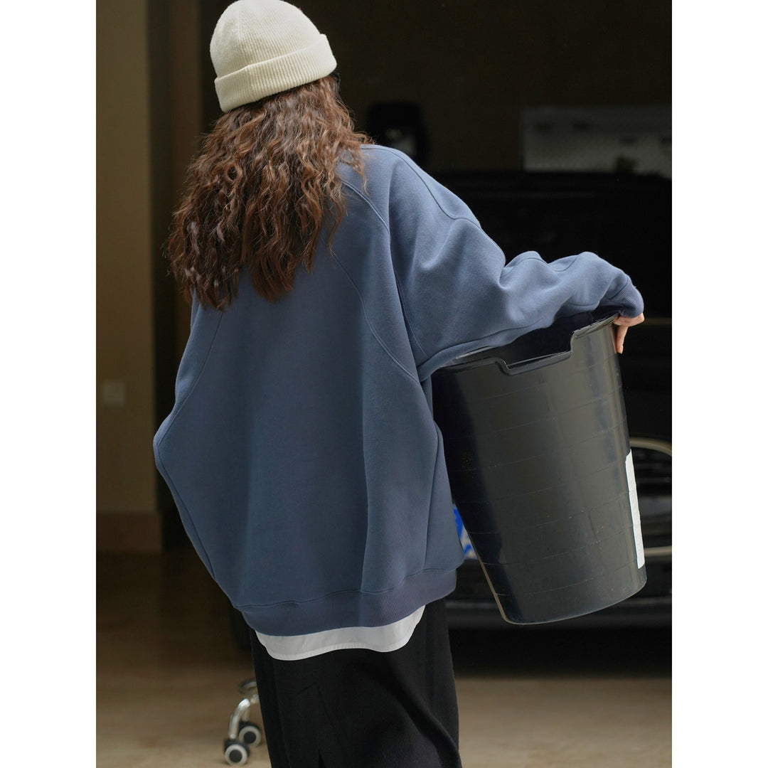 Damen Boxy-Sweatshirt mit Raglan-Nähten und voluminösen Ärmeln Shop Nory