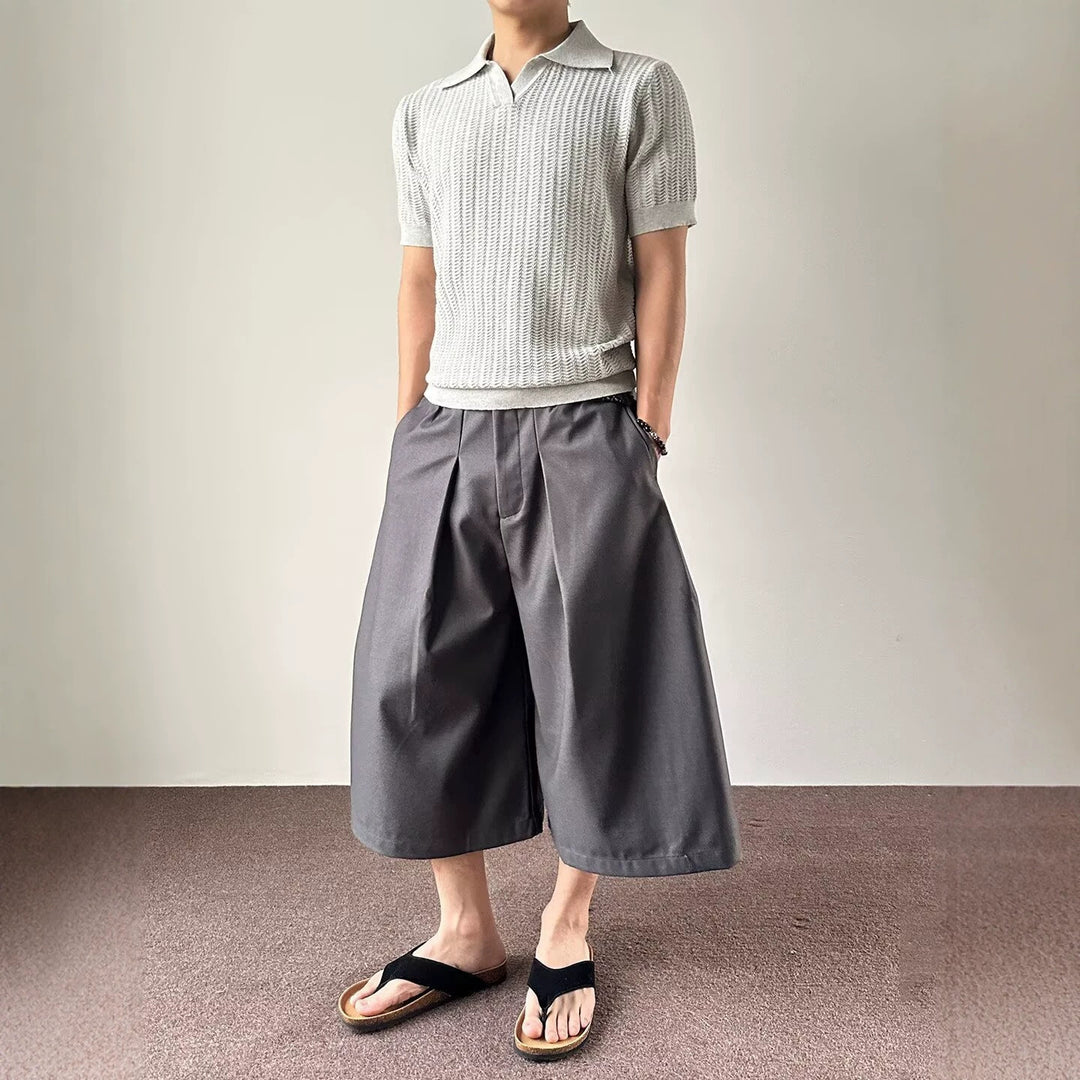 Herren modische Strick-Polo mit Grafiken Shop Nory