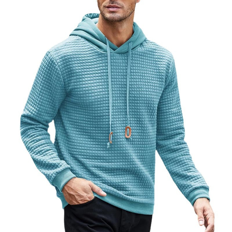 Herren Gepolsterter Steppmuster-Hoodie mit Kapuze und Kordelzug Shop Nory