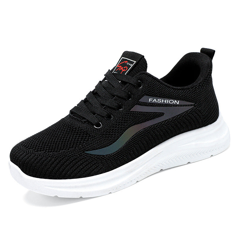 Damen Leichte und atmungsaktive Freizeitsneaker mit elastischem Schaft