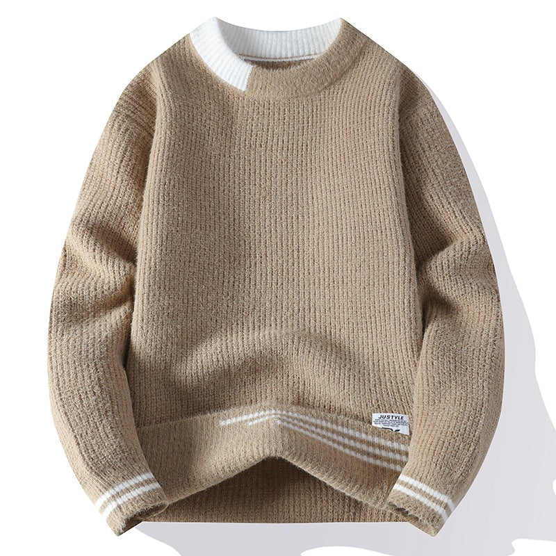 Damen Gemütlicher Strickpullover mit strukturiertem Muster Shop Nory